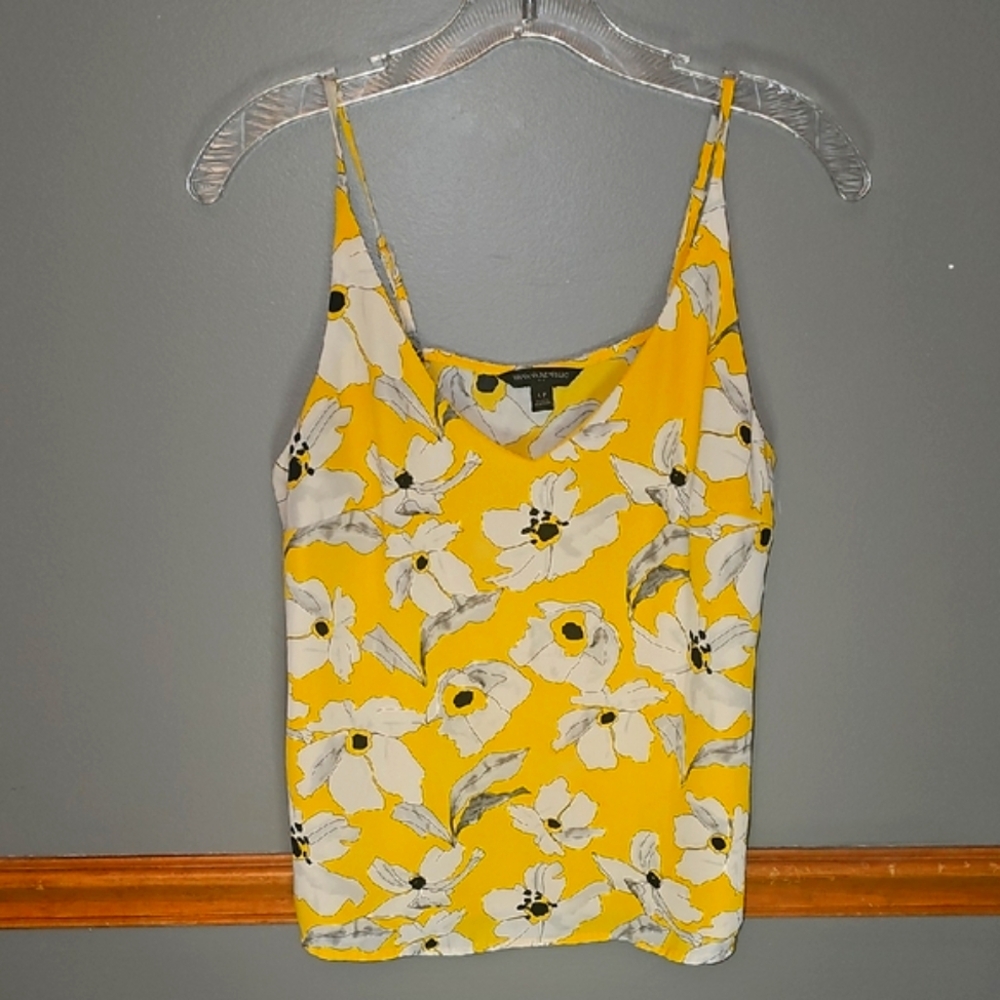 Banana Republic Yellow Floral Camisole